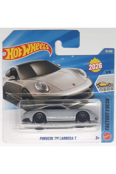 HotWheels Porsche 911 Carrera T - 2026 Serisi - 1/64 Ölçek
